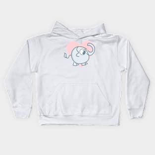 Cute Elephant Heart Kids Hoodie